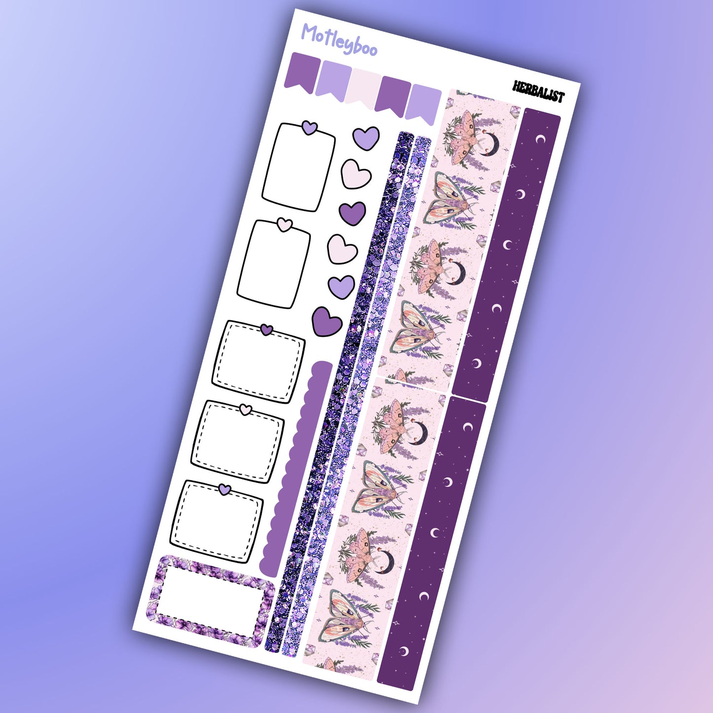 Hobonichi weeks, sticker kit, hobonichi planner, herb stickers, witch planner, pagan stickers, planner stickers, witch sticker, witchcraft