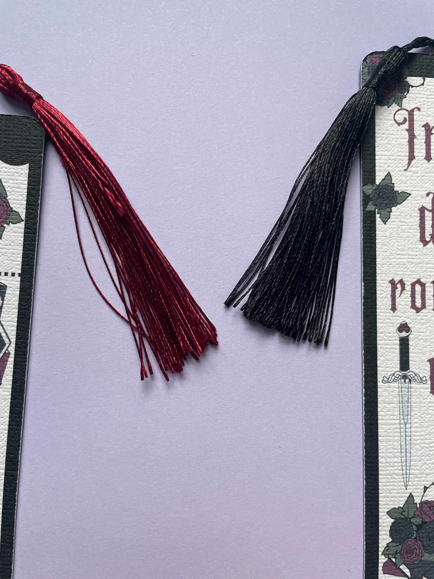 Dark romance book club bookmark, bookmarks for book nerds, gothic romance, skulls & books, bookish, book lovers, in my dark romance era
