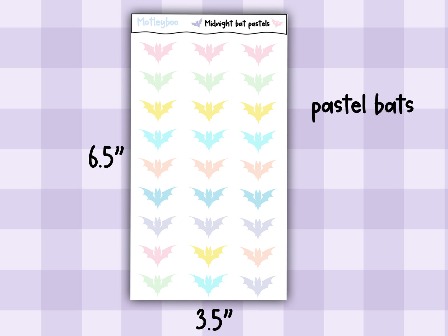 Sticker sheets for Halloween planners, spooky Halloween journaling, functional stickers, spooky season stickers, bat stickers, goth planner
