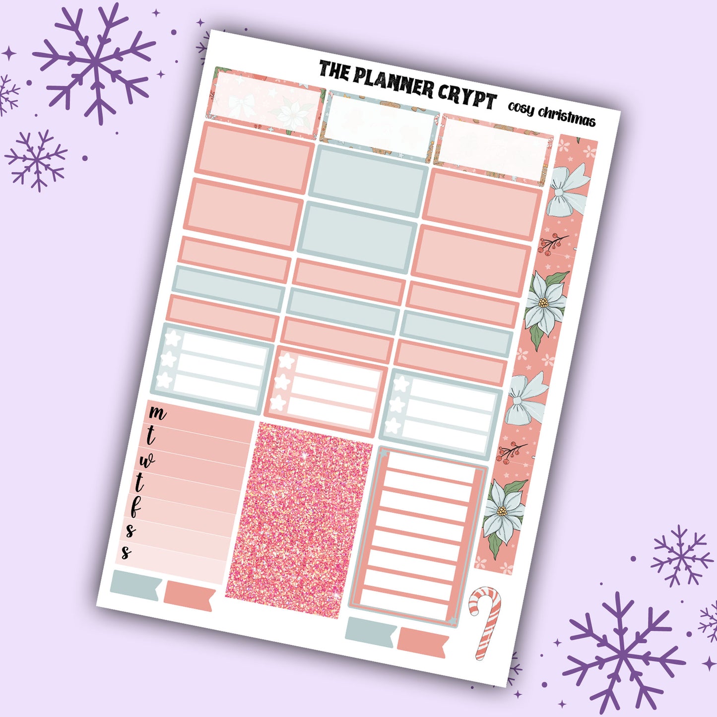 Cosy Christmas hohonichi cousin weekly sticker kit