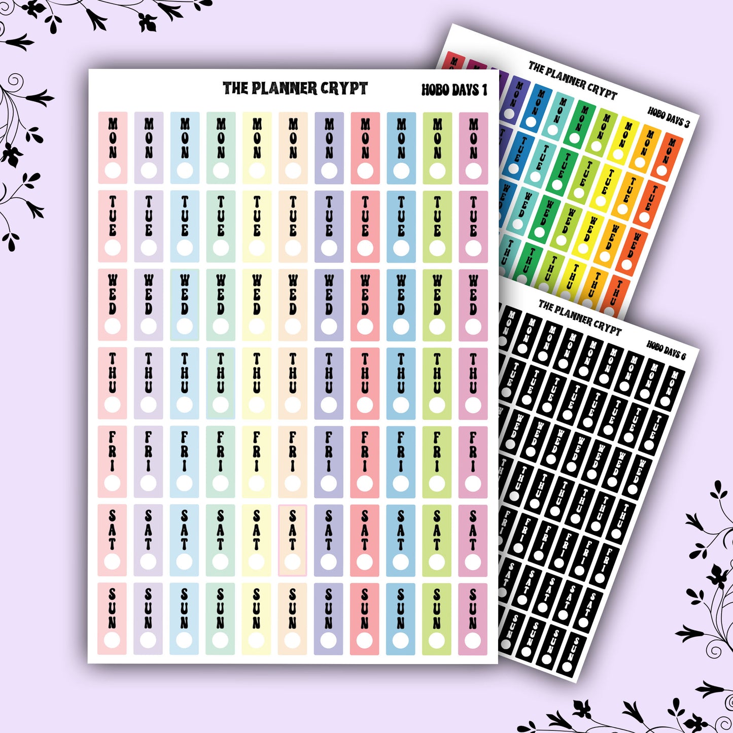 Hobonichi weeks date covers, planner stickers