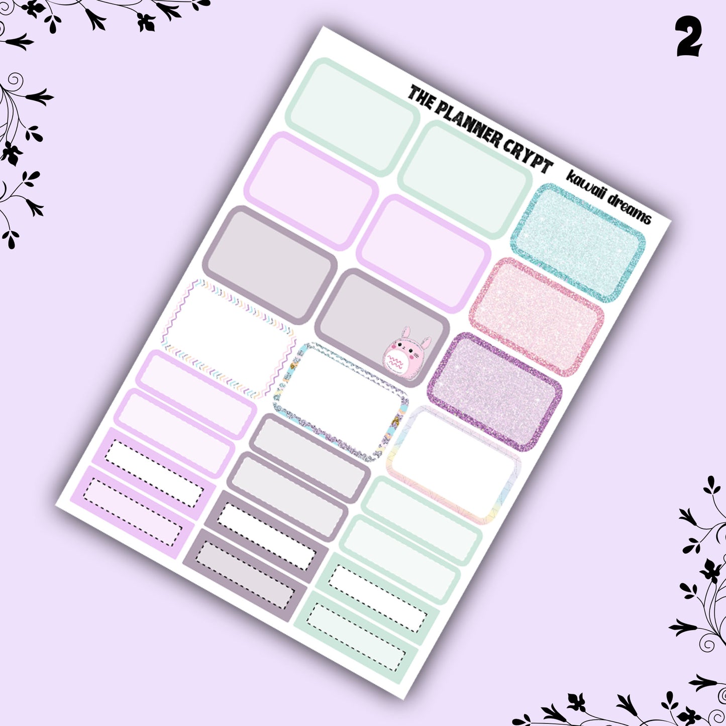Weekly planner, sticker kit, pastel stickers, kawaii planner kit, planner stickers, vertical planner, kawaii dreams