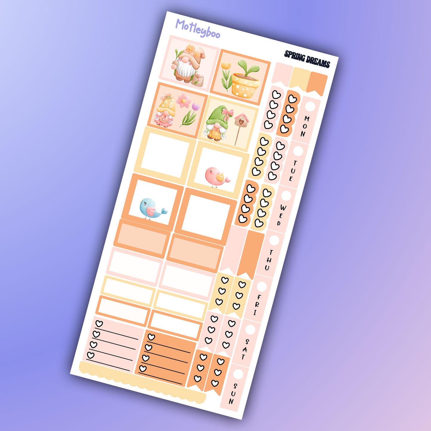 Hobonichi weeks kit, weekly sticker kit, hobonichi planner, spring stickers, functional sticker, planner stickers, small journal stickers
