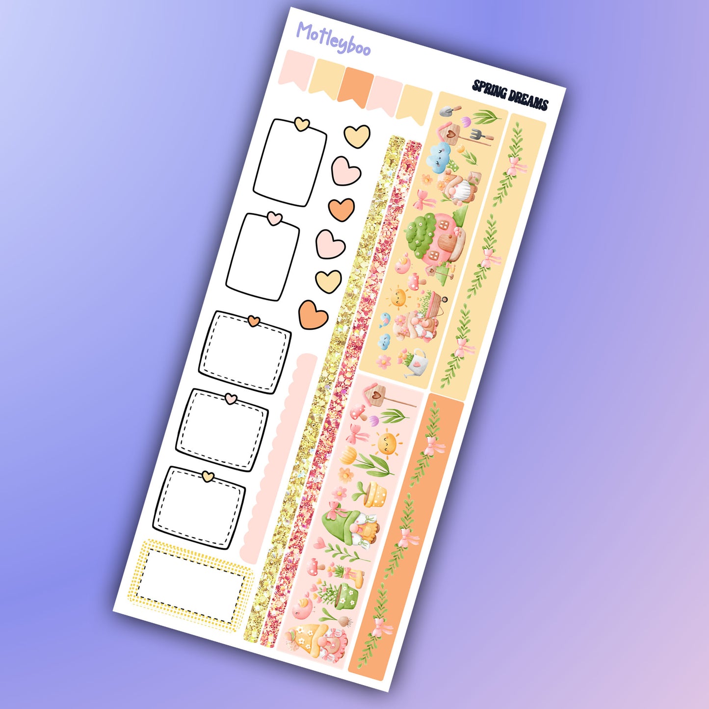 Hobonichi weeks kit, weekly sticker kit, hobonichi planner, spring stickers, functional sticker, planner stickers, small journal stickers