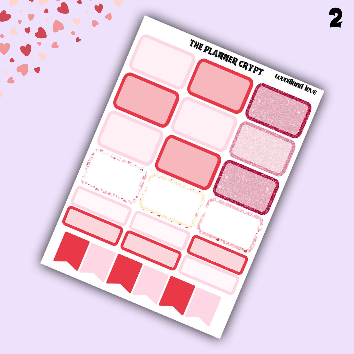 Valentines day weekly planner sticker kit, love planner stickers, cute animals sticker kit, vertical planner, cute stickers, valentines gift