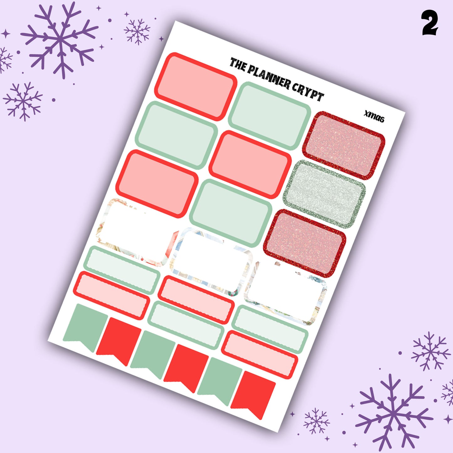 Rustic winter christmas weekly planner kit, winter stickers, christmas stickers, planner stickers