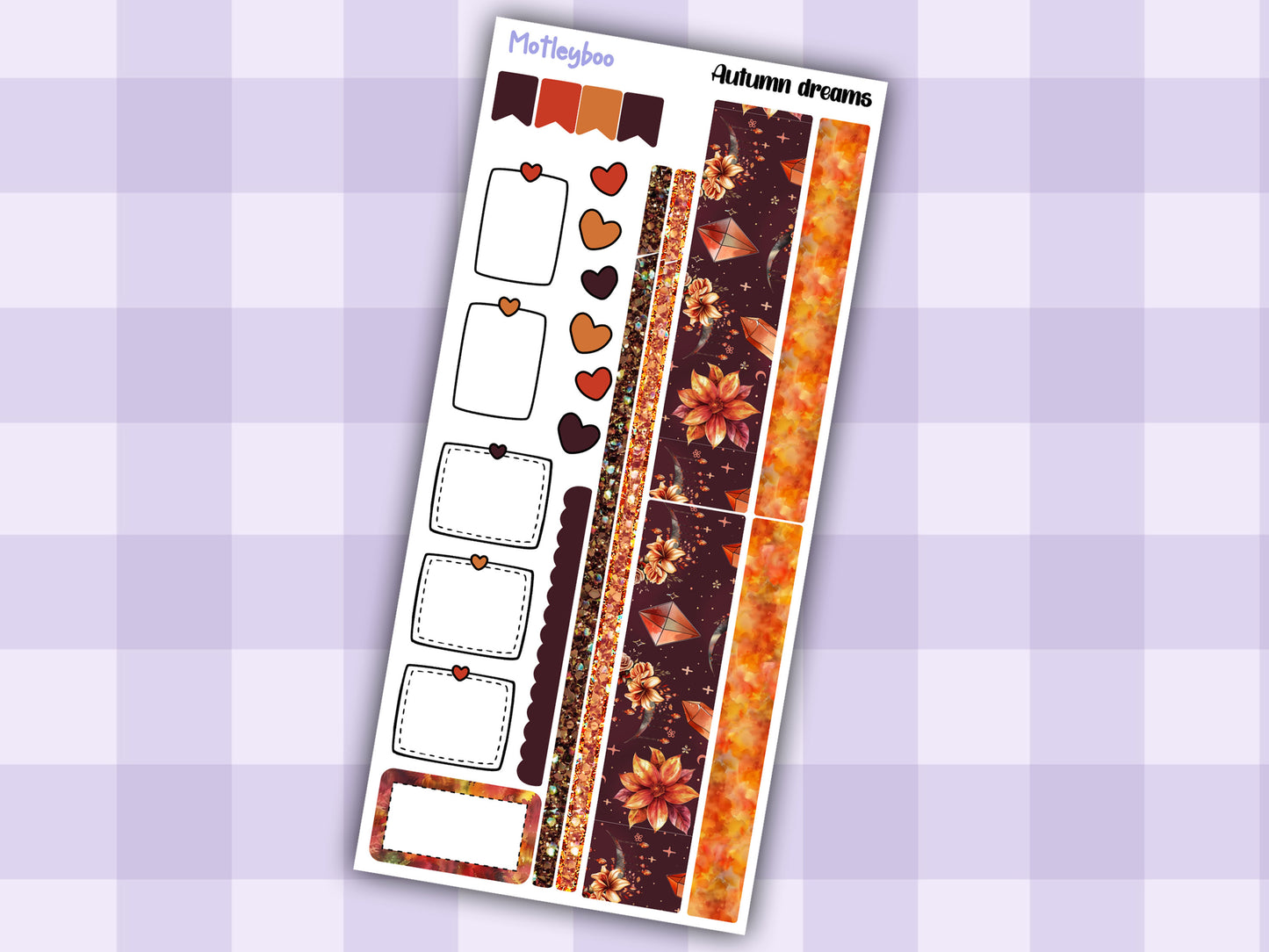 Hobonichi weeks, sticker kit, hobonichi planner, autumn stickers, planner stickers