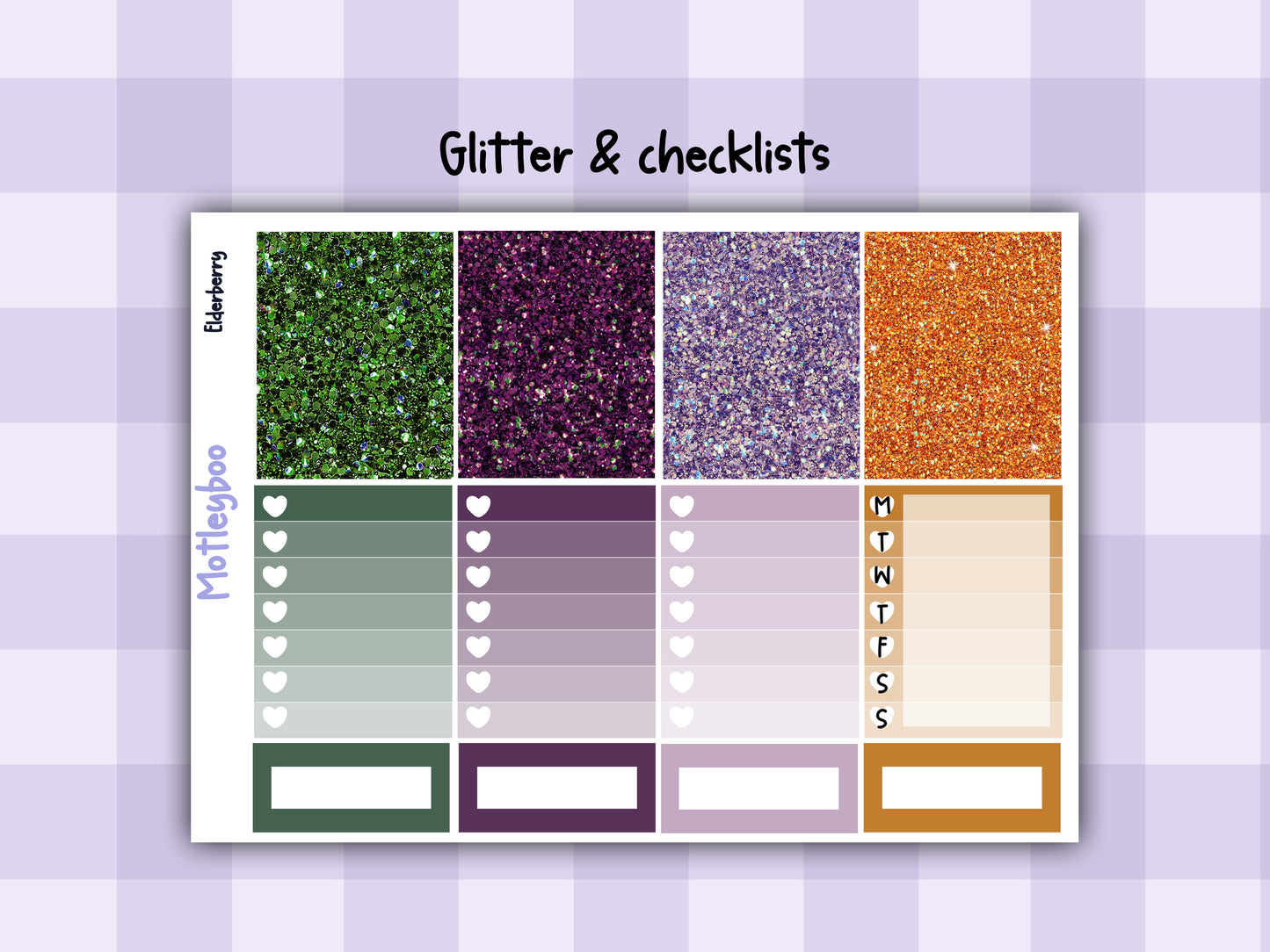 Christmas weekly planner sticker kit, winter stickers, Christmas stickers, xmas stickers, vertical planner, Elderberry