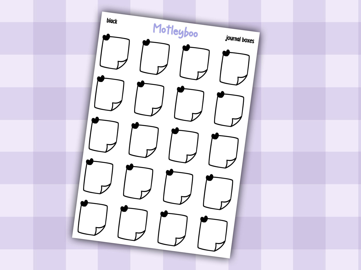 Functional planner boxes for any size planning, vertical and A5 planner