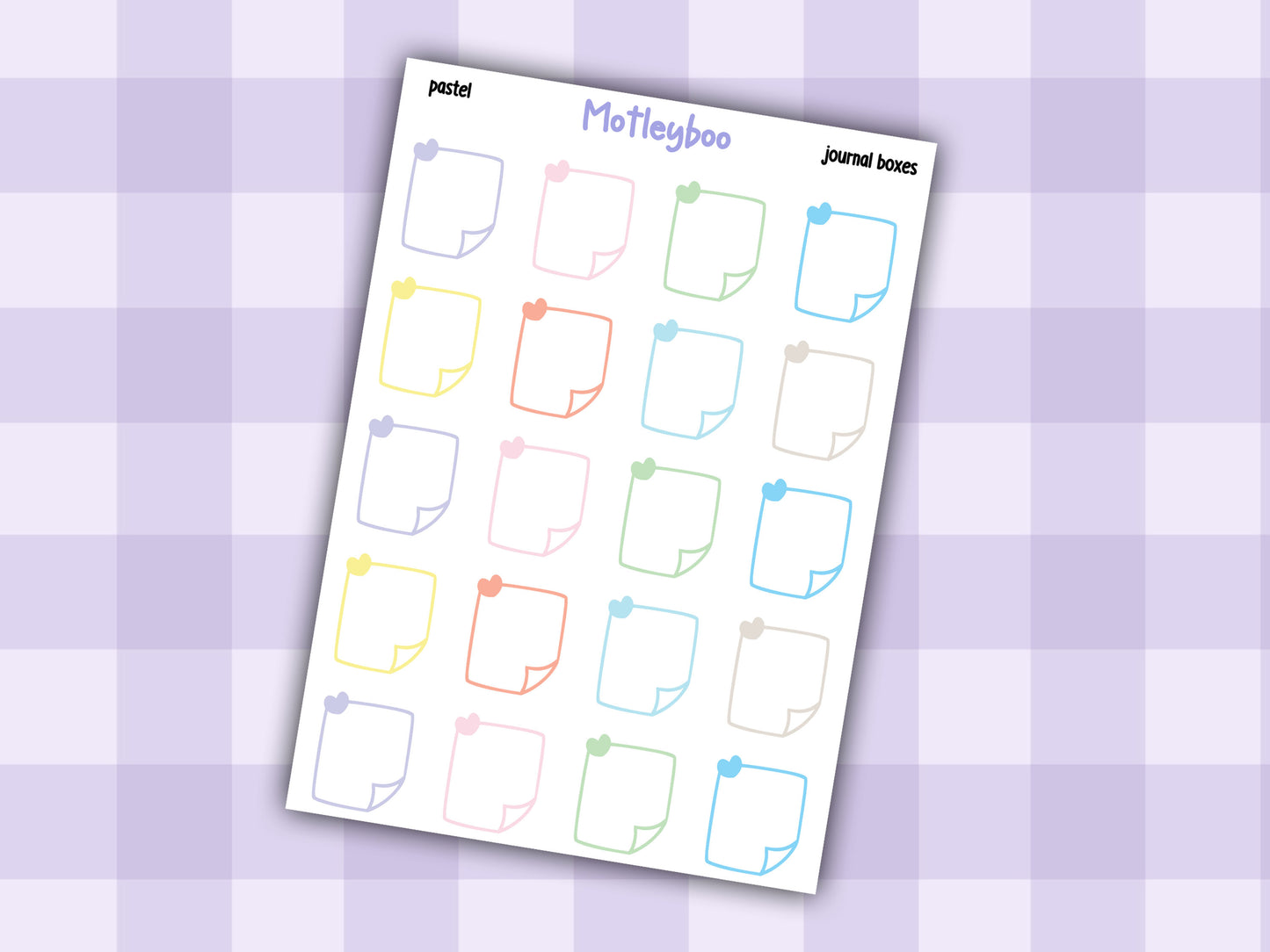 Functional planner boxes for any size planning, vertical and A5 planner