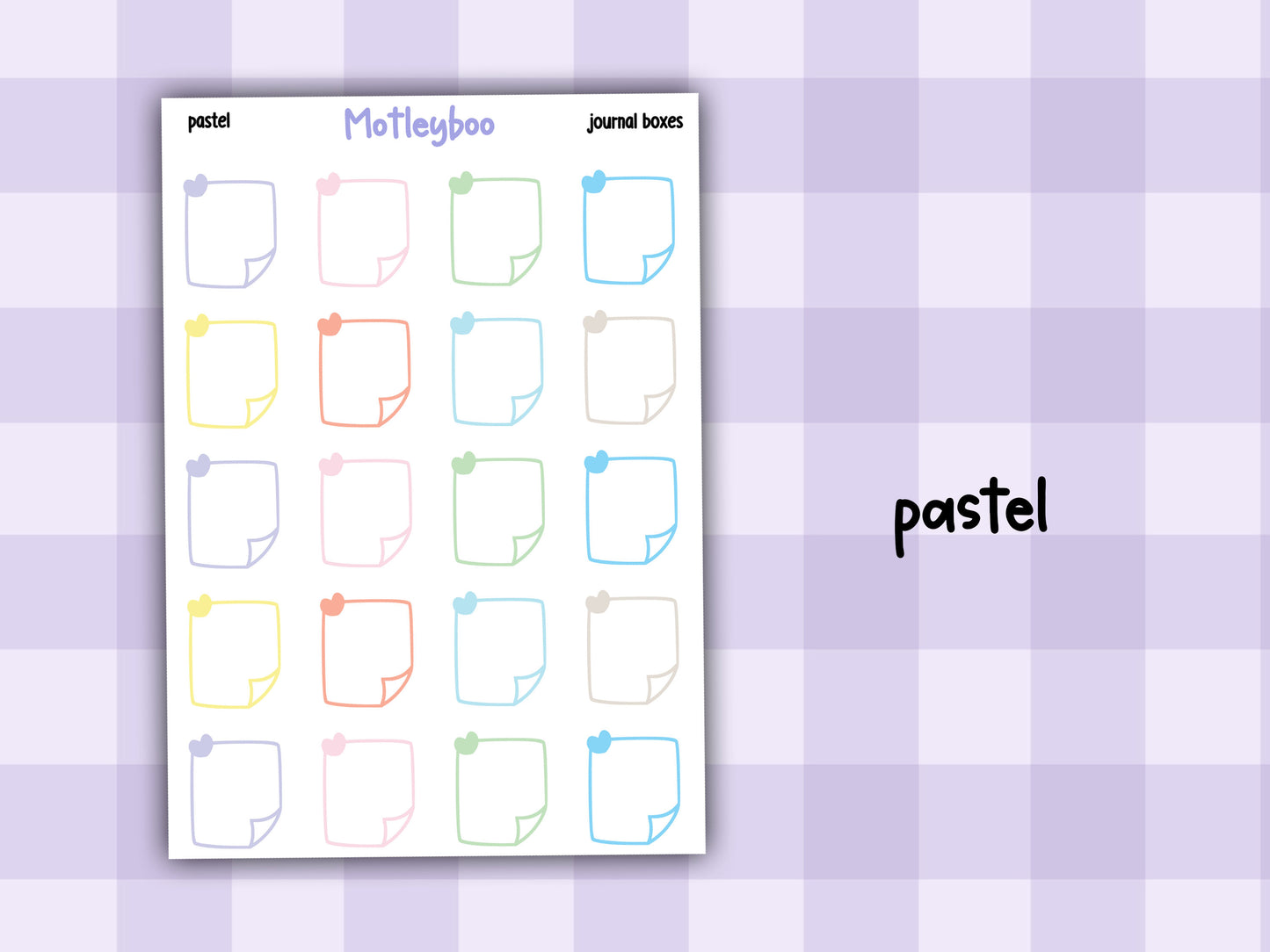 Functional planner boxes for any size planning, vertical and A5 planner