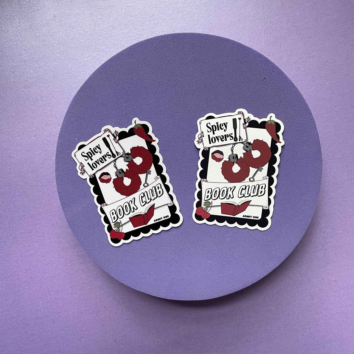 spicy book lovers club die cut , kindle and laptop sticker, gifts for bookish spicy smut book lovers, vinyl and laminated, journaling
