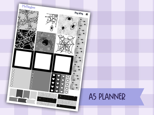 Hobonichi cousin, weekly planner sticker kit, Itsy bitsy