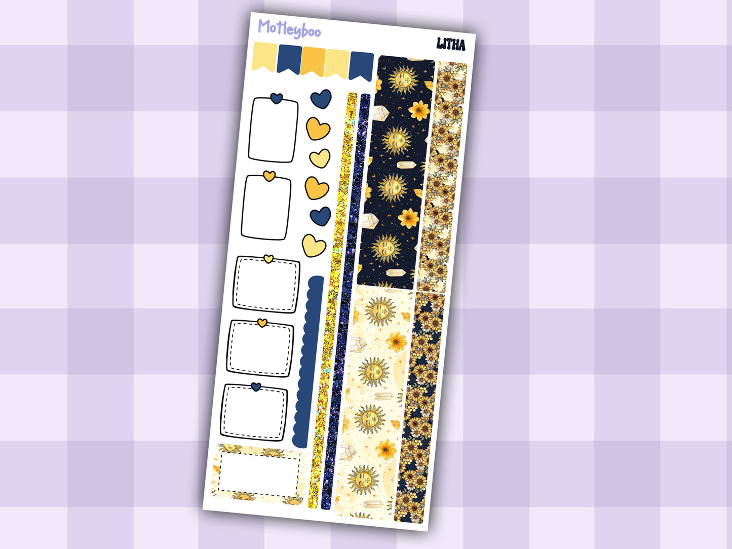 Hobonichi weeks weekly planner sticker kit, Summer season planner stickers, Litha