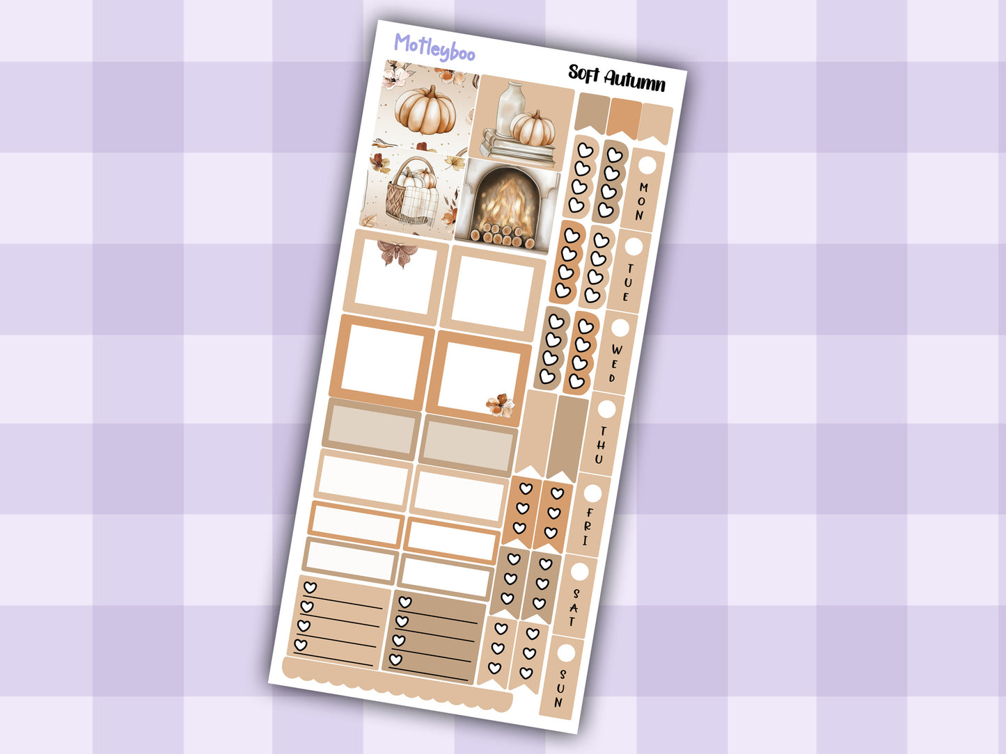 Hobonichi weeks, sticker kit, hobonichi planner, autumn stickers, planner stickers