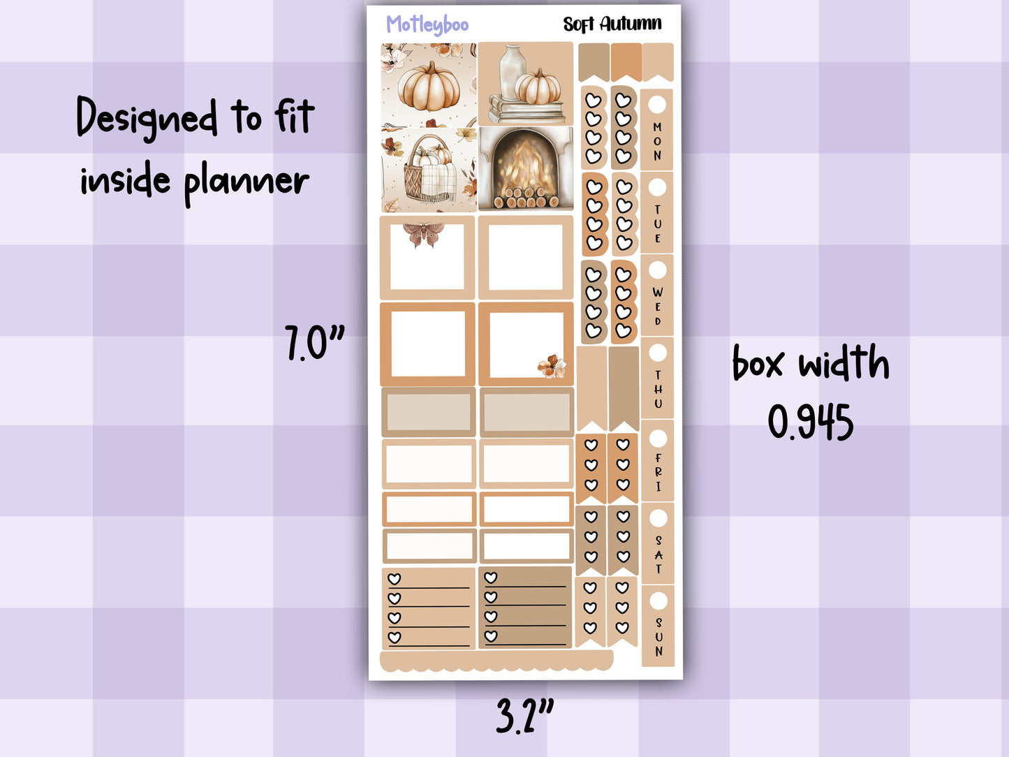 Hobonichi weeks, sticker kit, hobonichi planner, autumn stickers, planner stickers