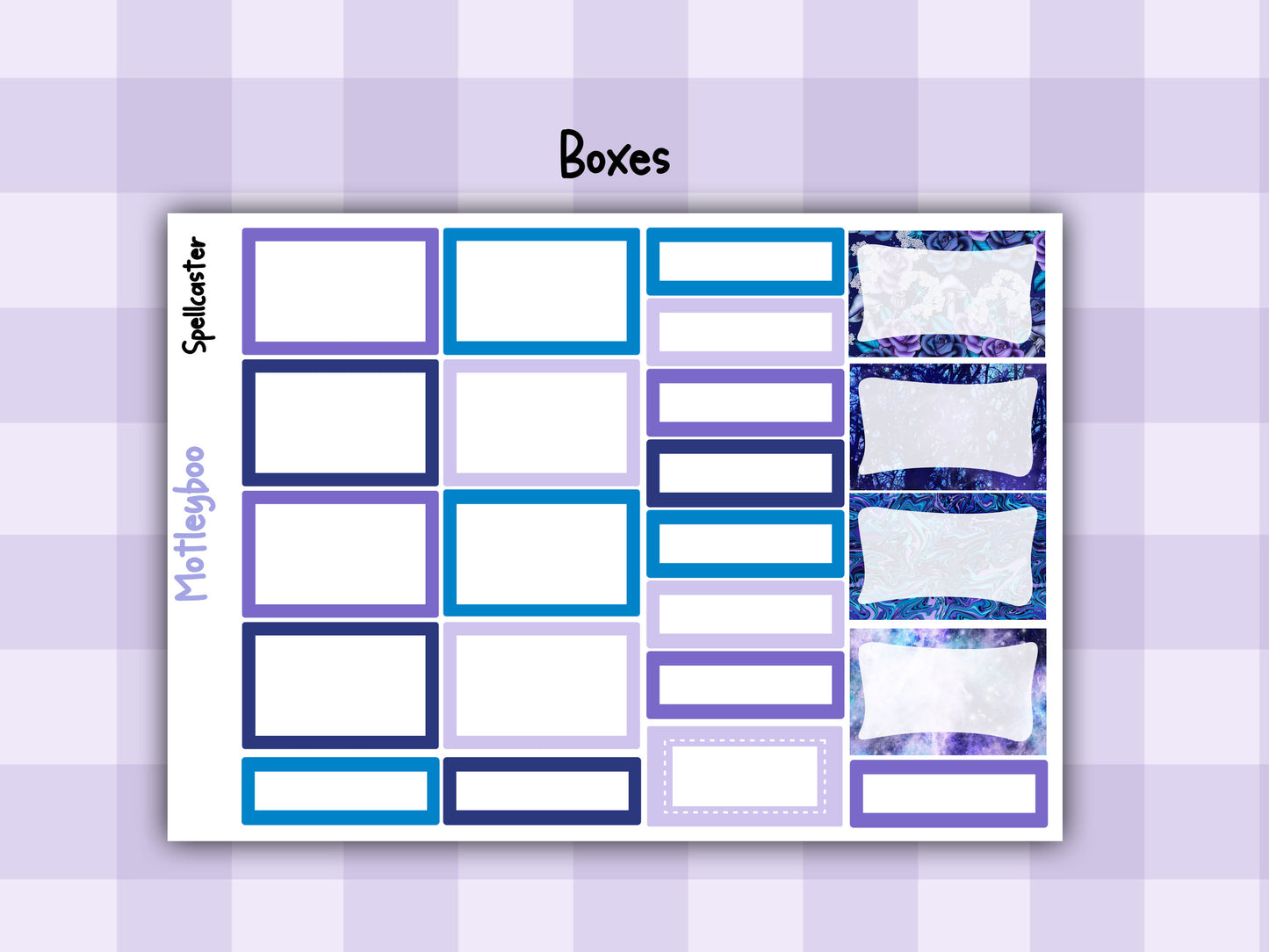 Weekly Planner Sticker Kit, witchy mystical pagan Vertical Planning Stickers, Spellcaster