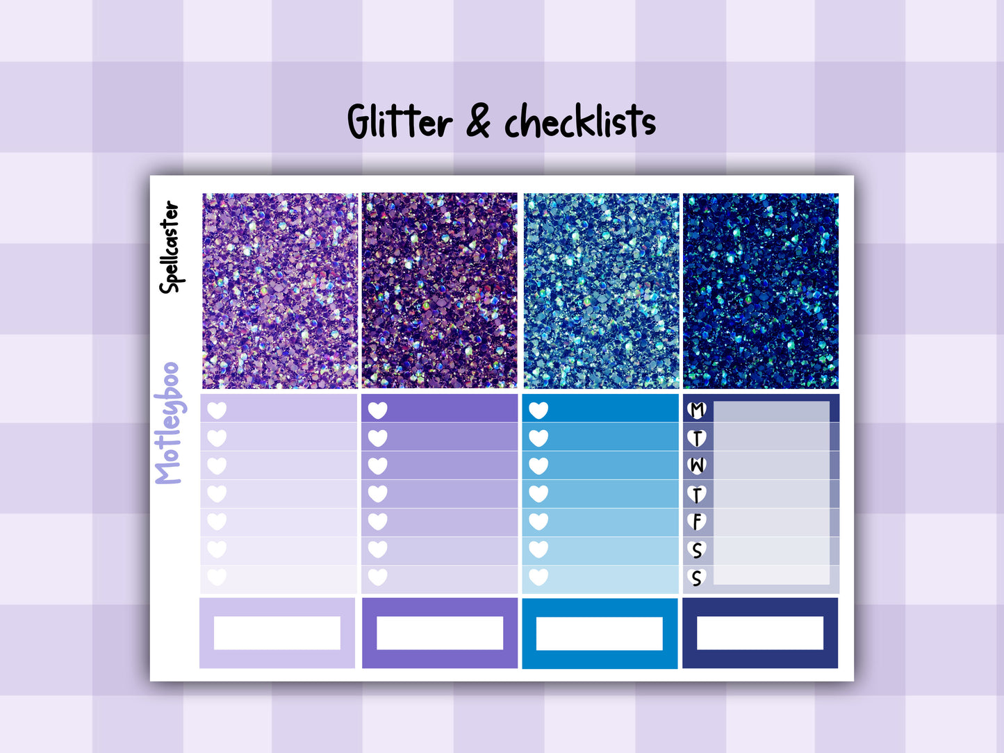 Weekly Planner Sticker Kit, witchy mystical pagan Vertical Planning Stickers, Spellcaster