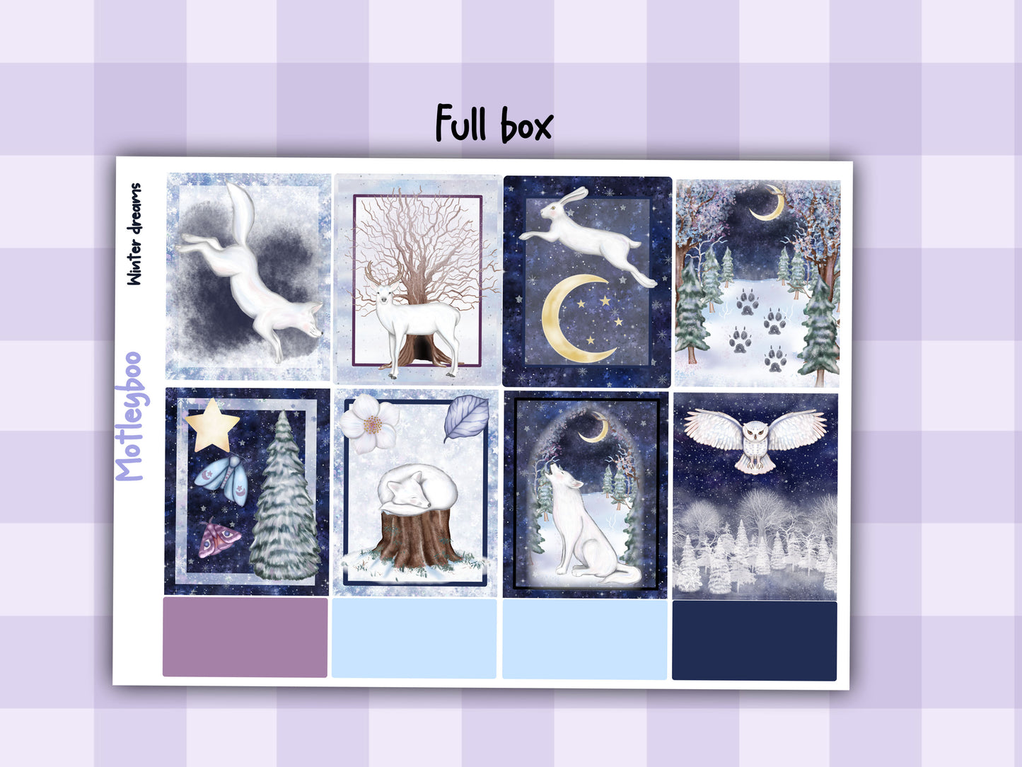 weekly planner stickers, planner kits, winter stickers, winter themed stickers, winter dreams