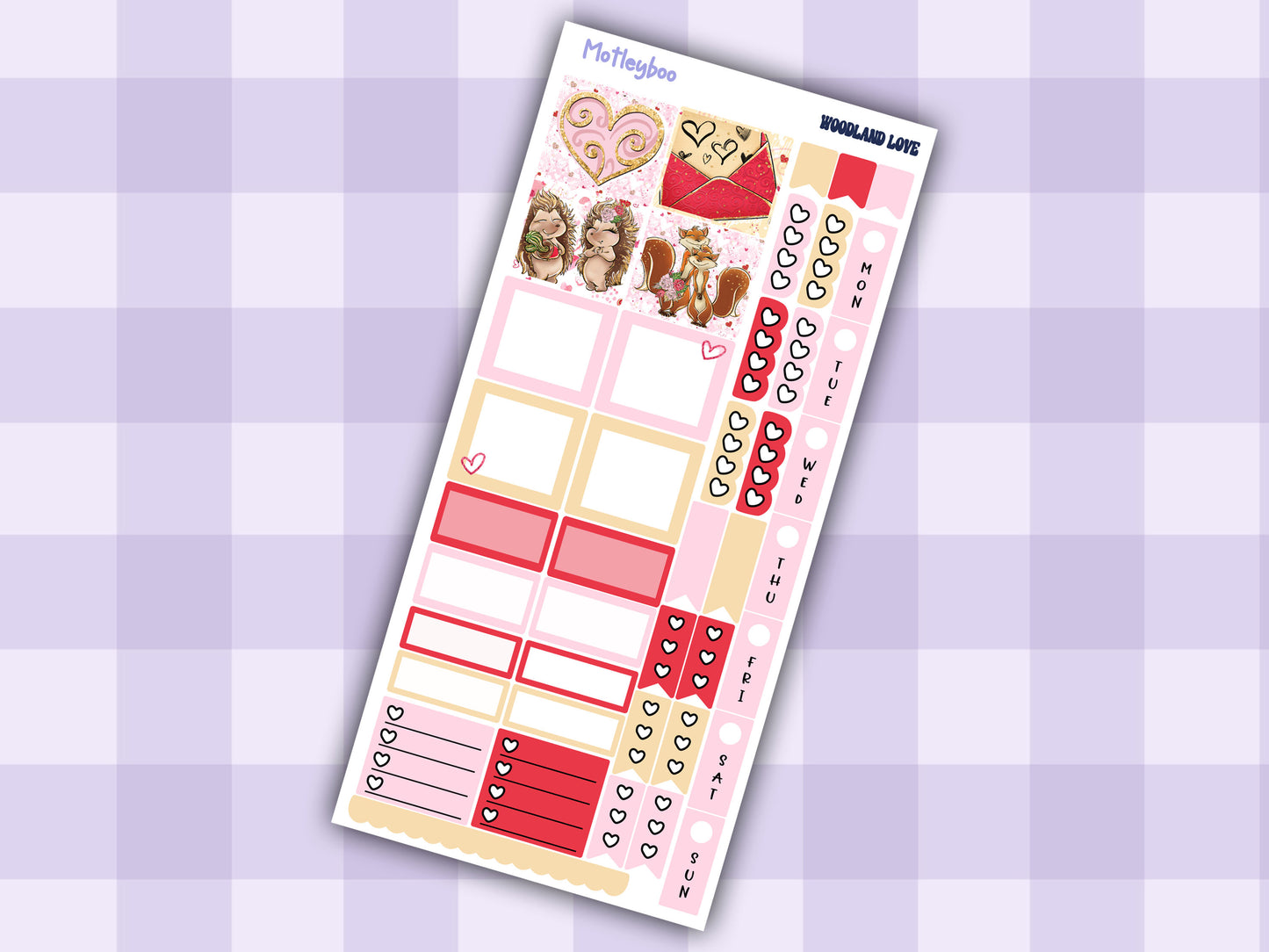 Valentines day hobonichi weeks, sticker kit, hobonichi planner, cute stickers, functional stickers, small planner stickers, love stickers