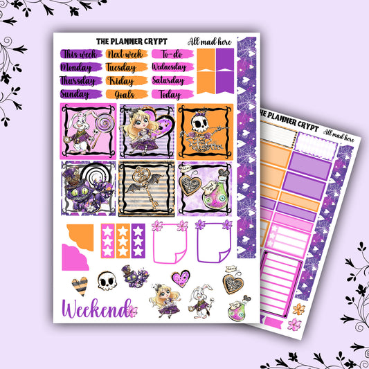 Alice Hobonichi planner sticker kit