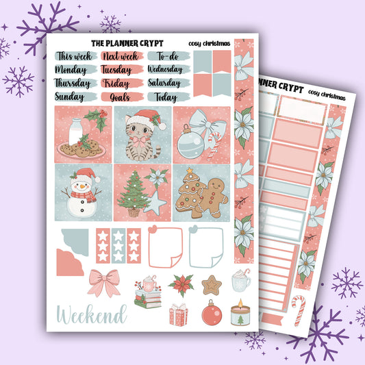 Cosy Christmas hohonichi cousin weekly sticker kit