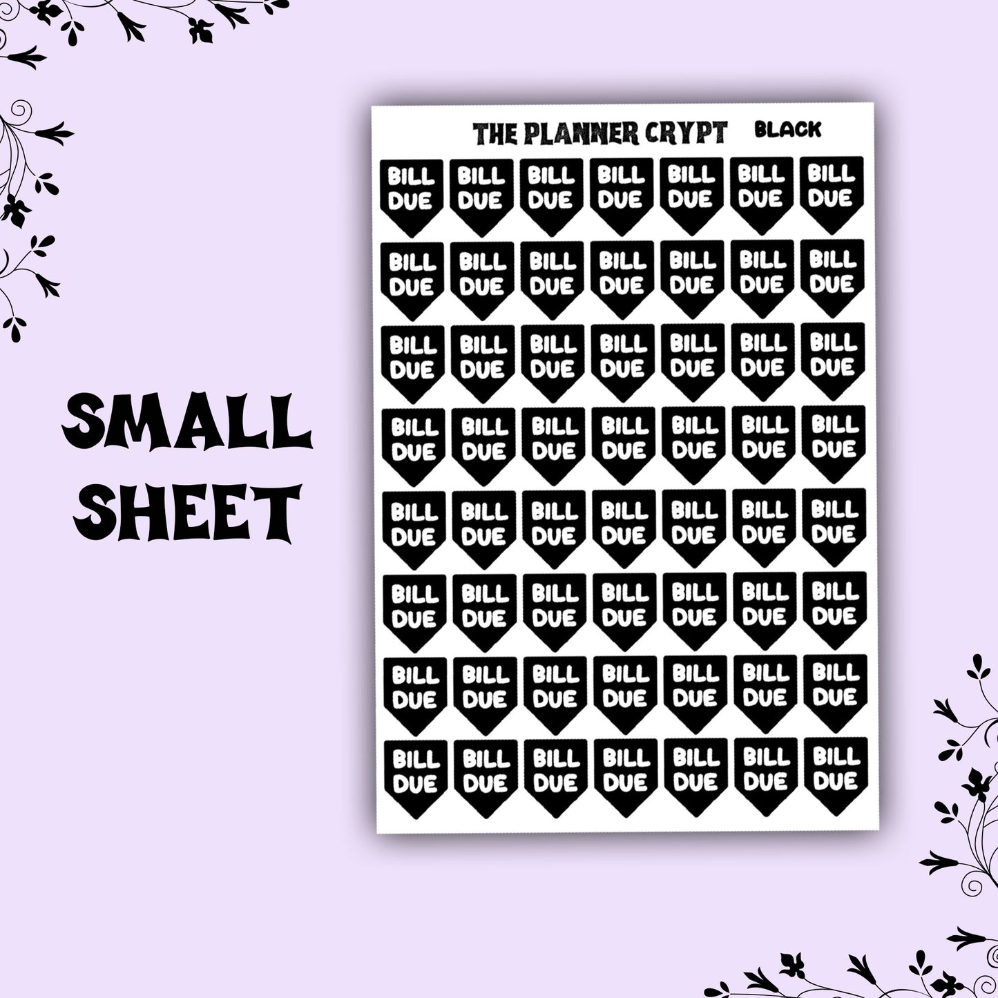 Pay day, bill due, day off stickers, flag stickers, planner sticker, pastel goth ,vertical planner, journal, cute, functional sticker