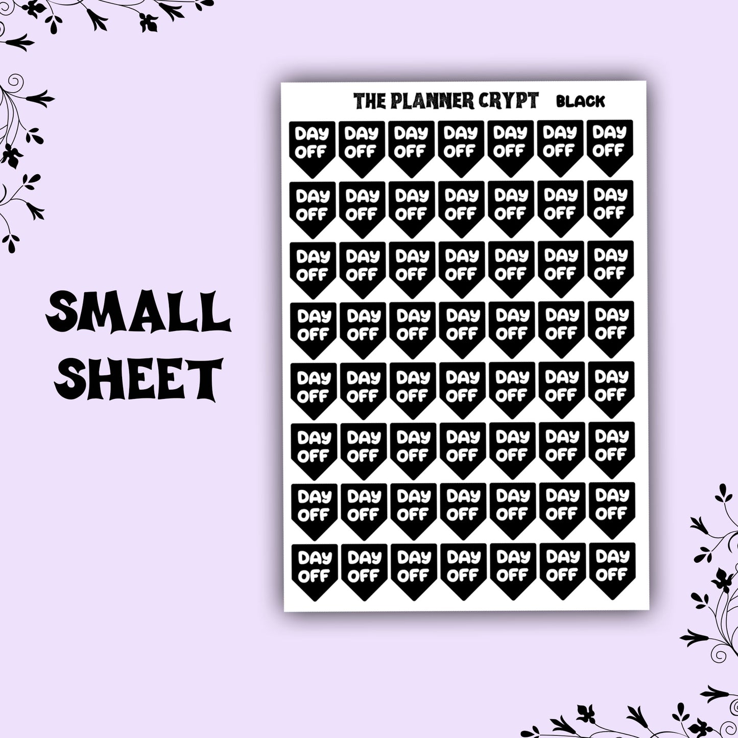 Pay day, bill due, day off stickers, flag stickers, planner sticker, pastel goth ,vertical planner, journal, cute, functional sticker