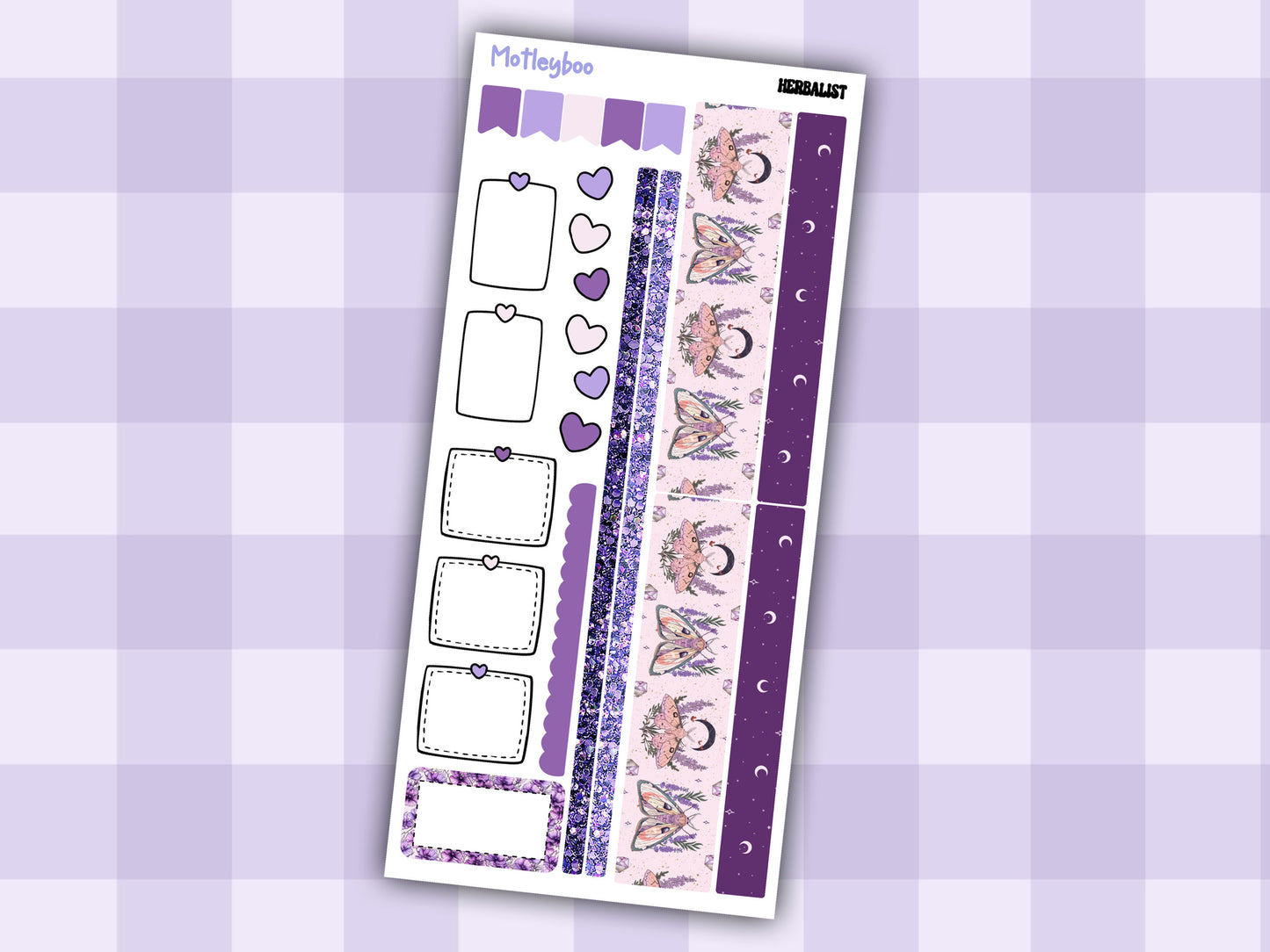 Hobonichi weeks, sticker kit, hobonichi planner, herb stickers, witch planner, pagan stickers, planner stickers, witch sticker, Herbalist