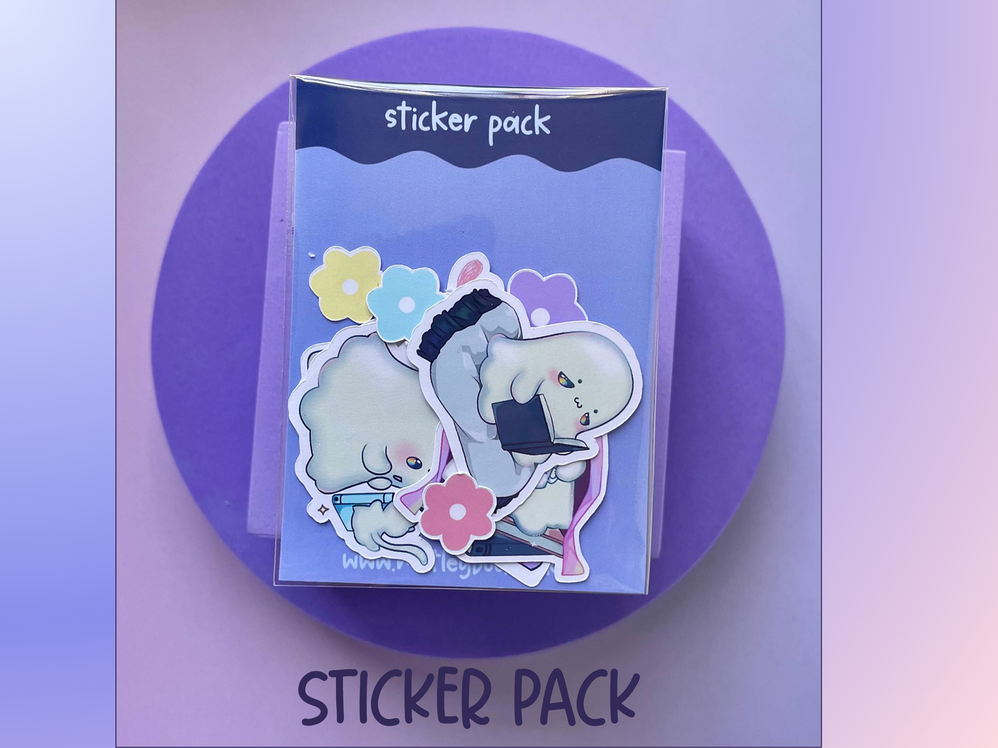 Sticker pack, spooky stickers, gifts for book lovers, ghost stickers, bookish stickers, read more books