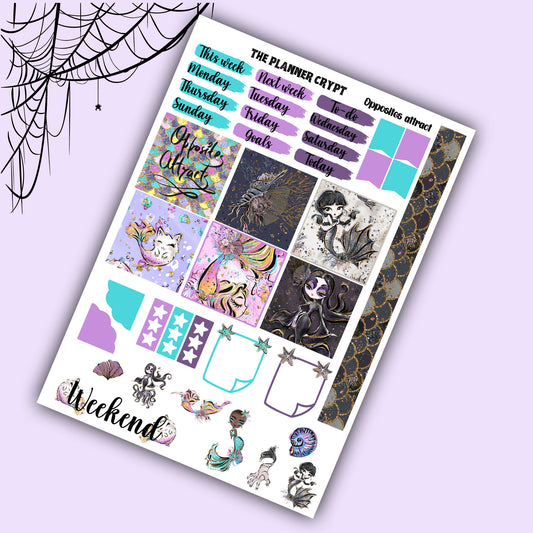 Halloween Hobonichi cousin planner sticker kit