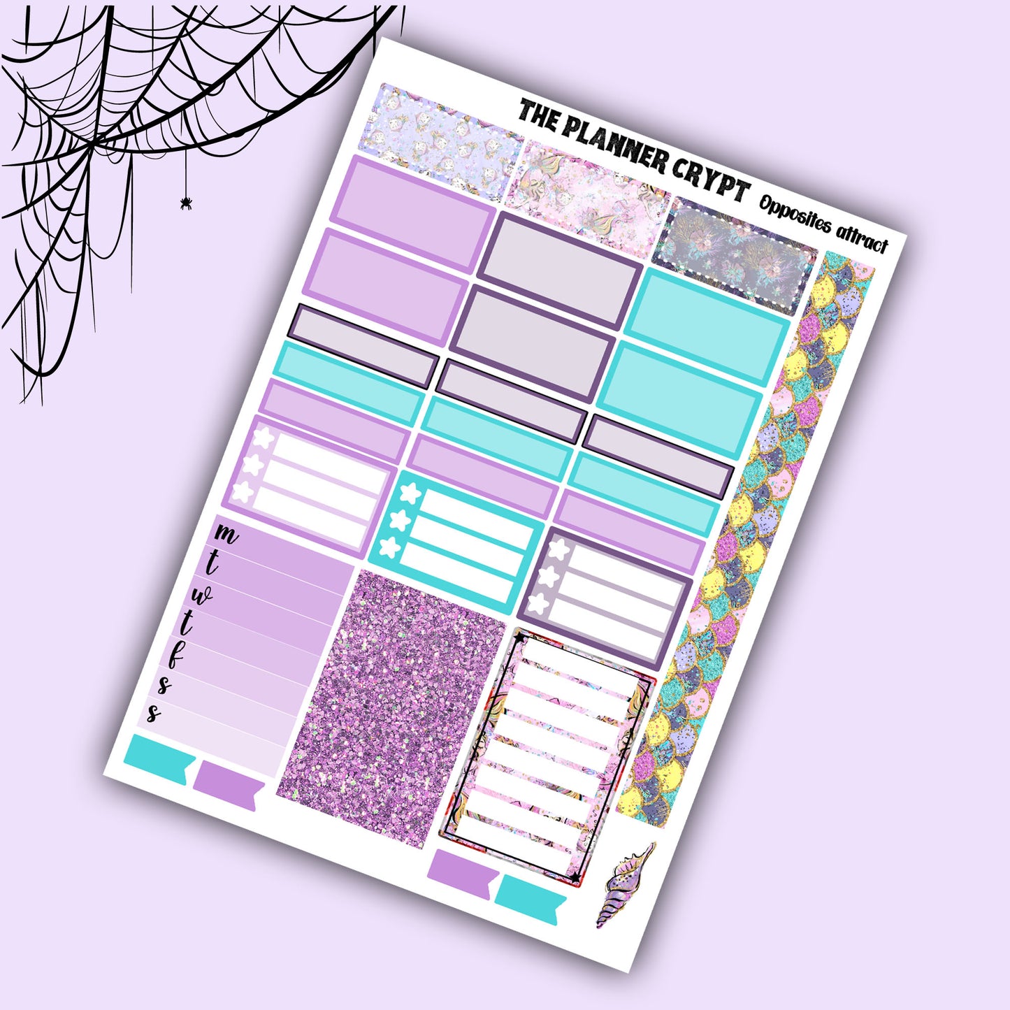 Halloween Hobonichi cousin planner sticker kit