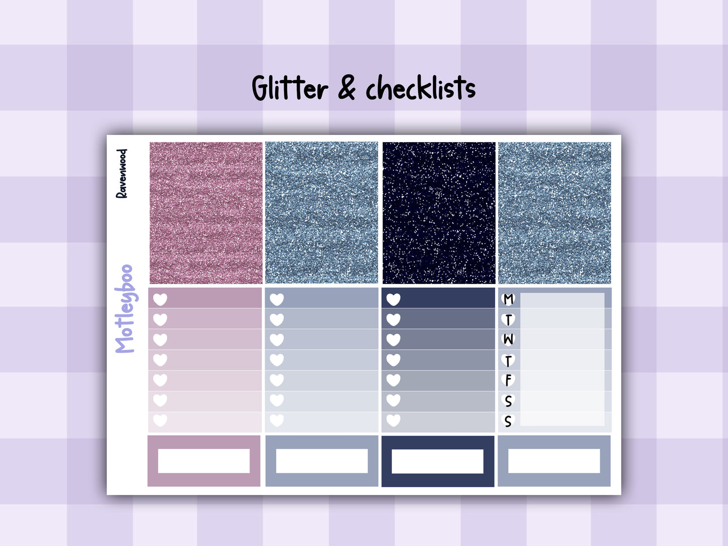 Gothic Raven Weekly Planner Sticker Kit, Vertical Layout, Spooky Halloween planning, ravenwood