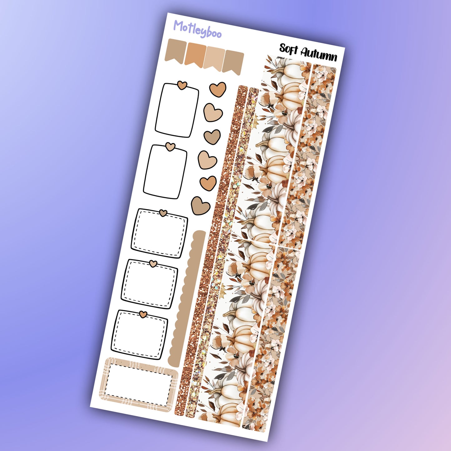 Hobonichi weeks, sticker kit, hobonichi planner, autumn stickers, planner stickers