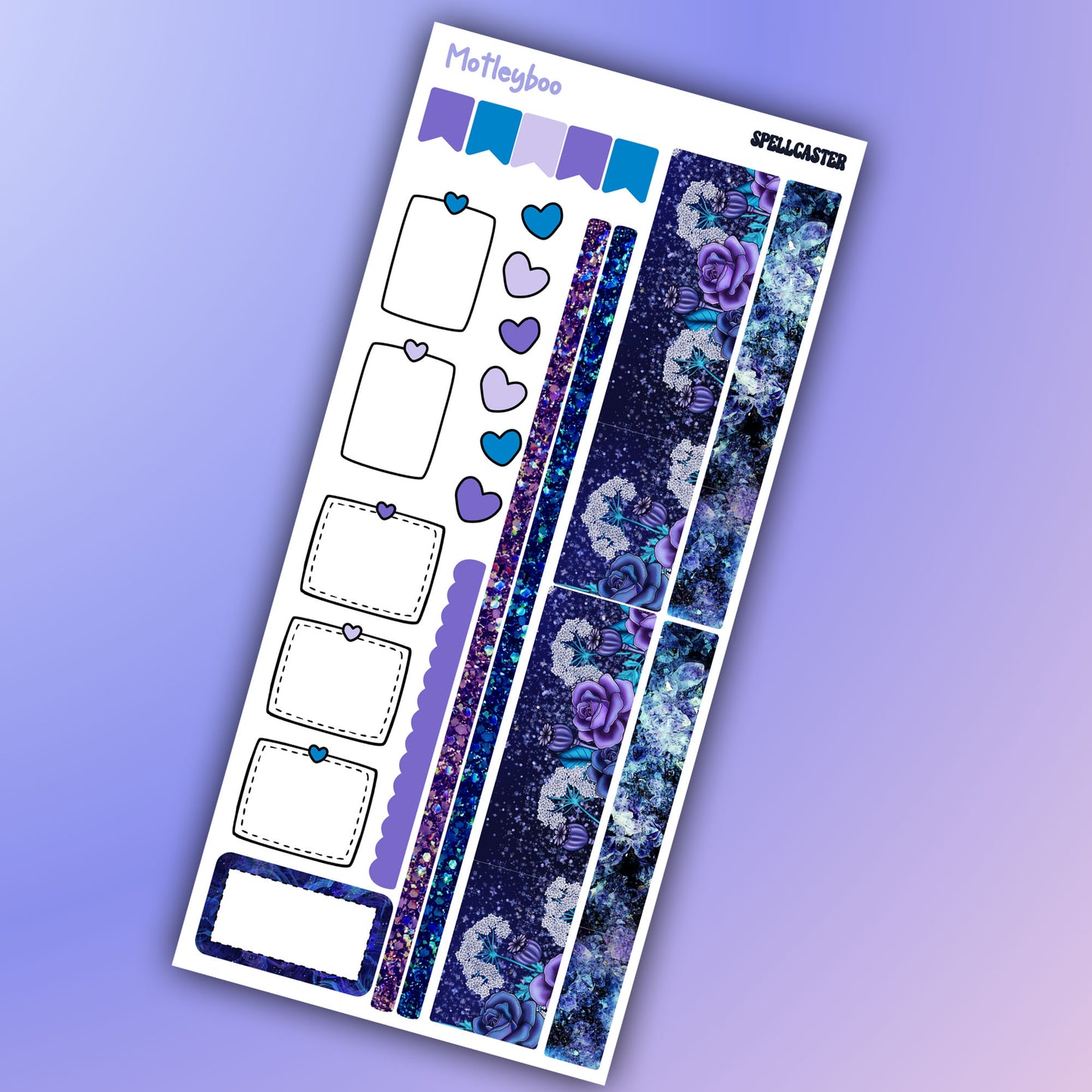 Hobonichi weeks, sticker kit, hobonichi planner, celestial stickers, witchy planner, hobonichi functional stickers, planner stickers, goth