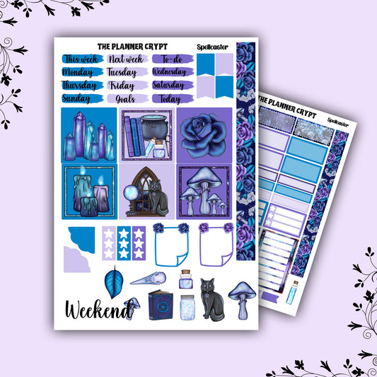 Spellcaster Hobonichi cousin planner sticker kit